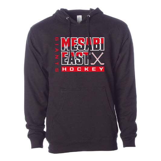 Mesabi East Hockey Unisex Midweight Hooded Sweatshirt
