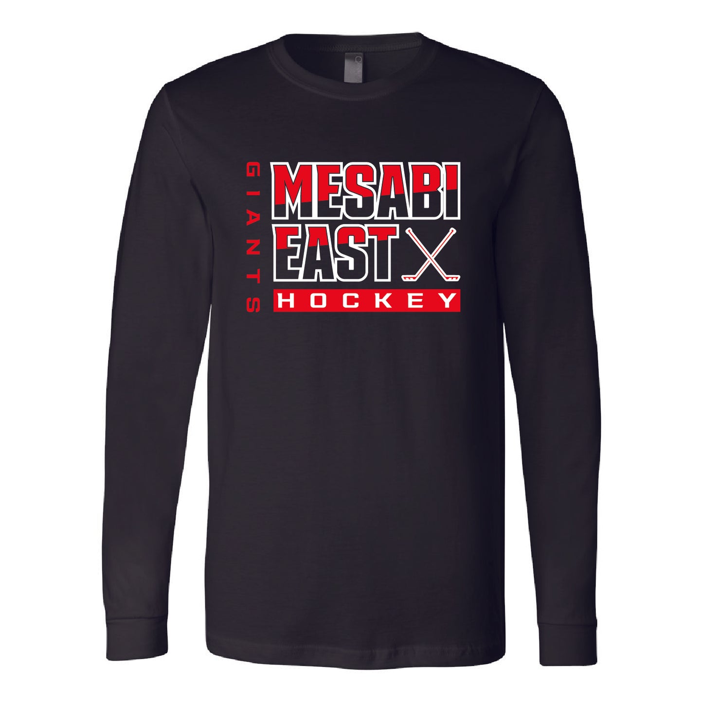 Mesabi East Hockey Unisex Jersey Long Sleeve Tee