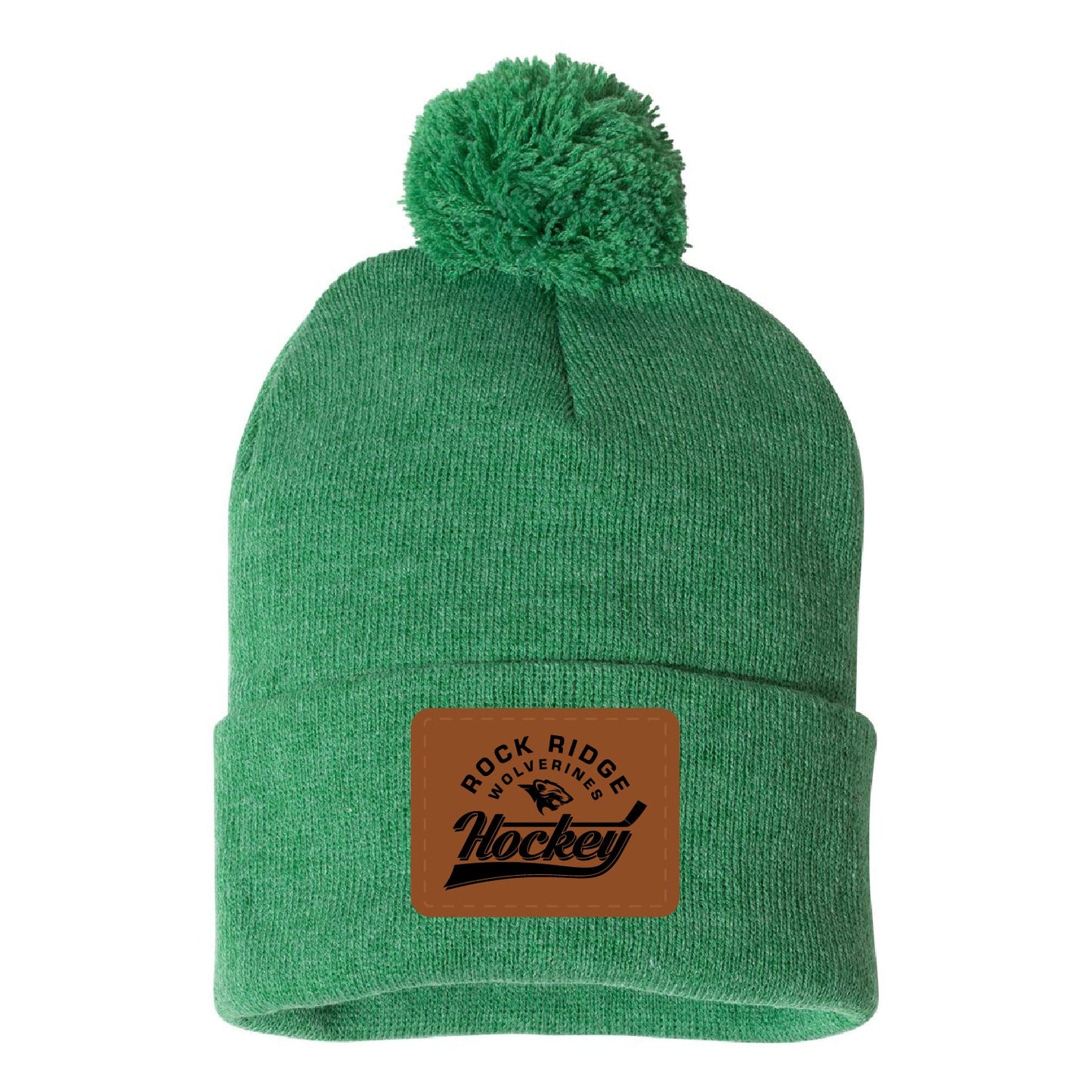 Rock Ridge Wolverine Peewee & Bantam Pom-Pom Cuffed Beanie