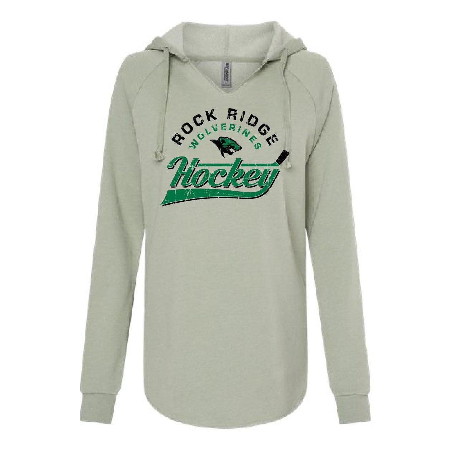 Rock Ridge Wolverine Peewee & Bantam Women's Lightweight Hooded Sweatshirt