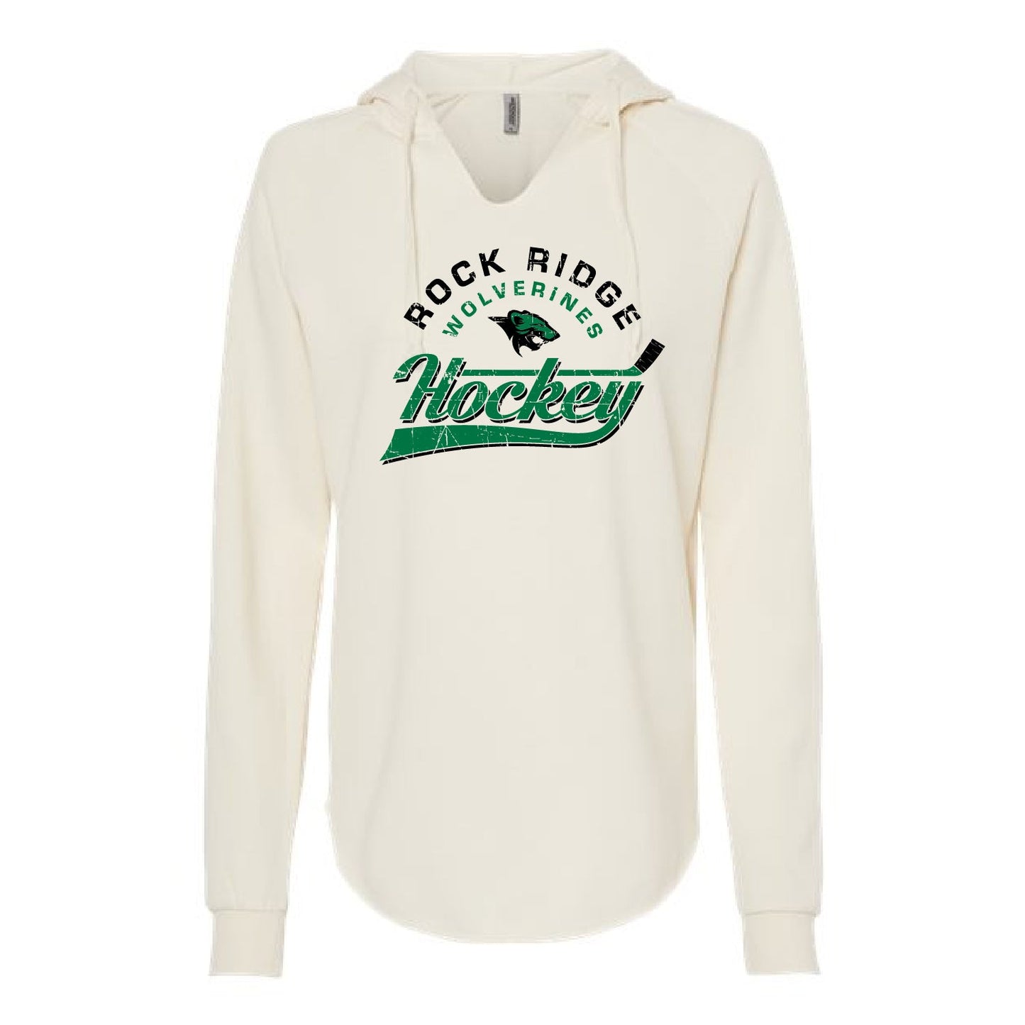 Rock Ridge Wolverine Peewee & Bantam Women's Lightweight Hooded Sweatshirt