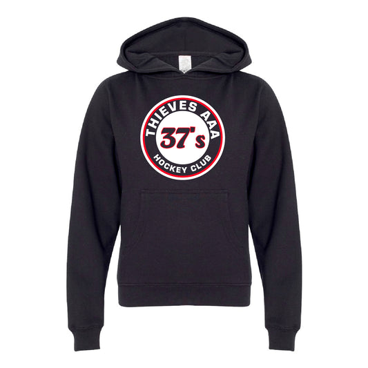 Thieves AAA Hockey Youth Midweight Hooded Sweatshirt 37's Circle