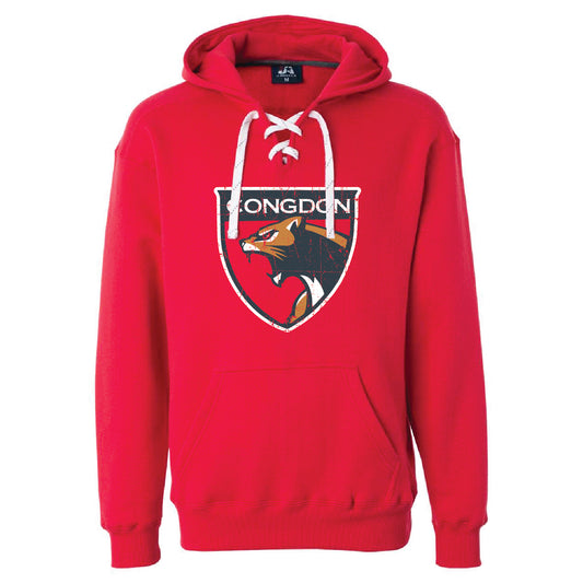 Congdon Unisex Sport Lace Hooded Sweatshirt