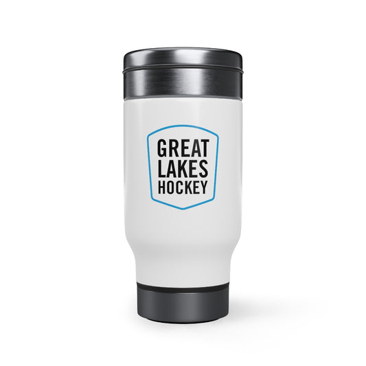 GLH Stainless Steel Travel Mug with Handle, 14oz