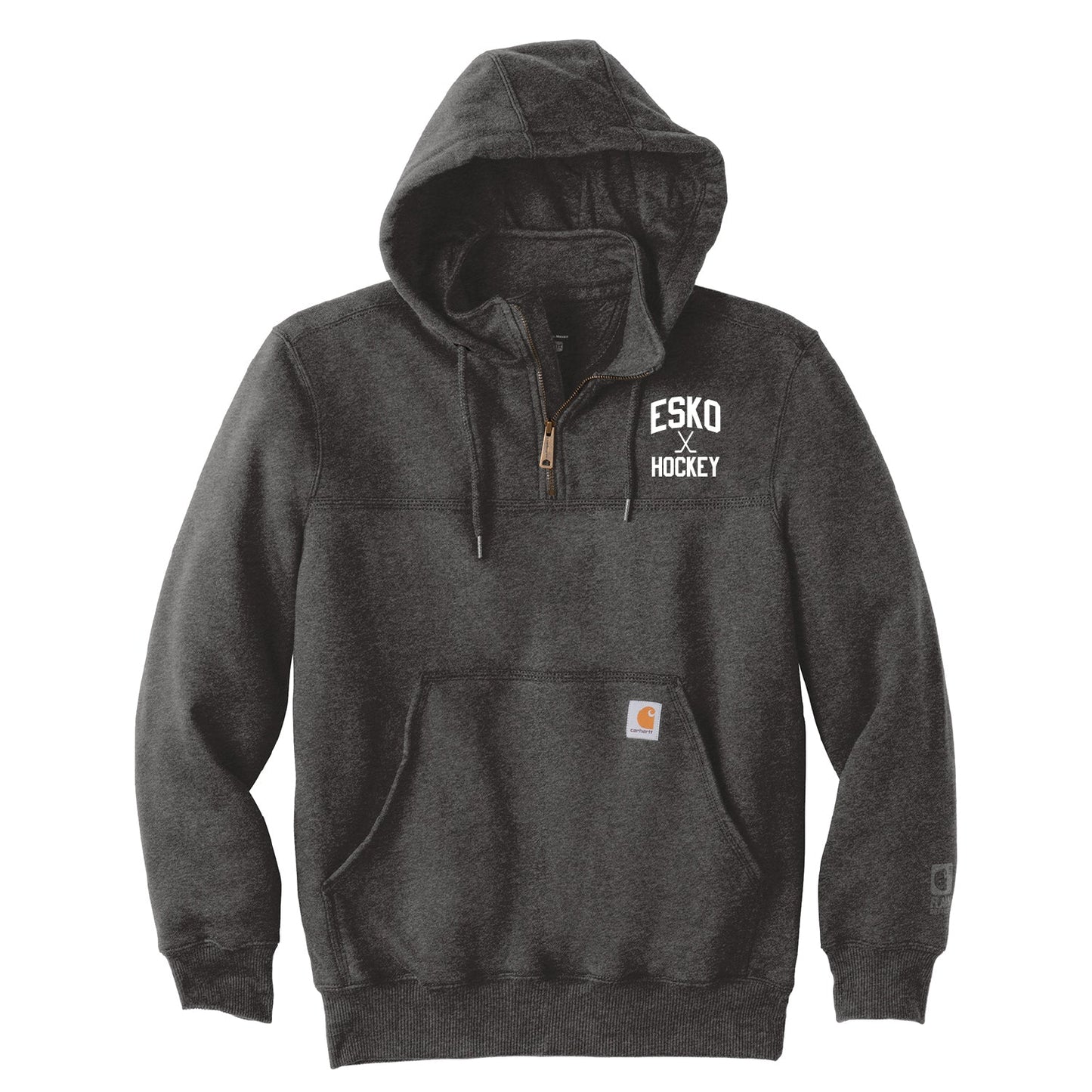 Esko Hockey Carhartt ® Rain Defender ® Paxton Heavyweight Hooded Zip Mock Sweatshirt