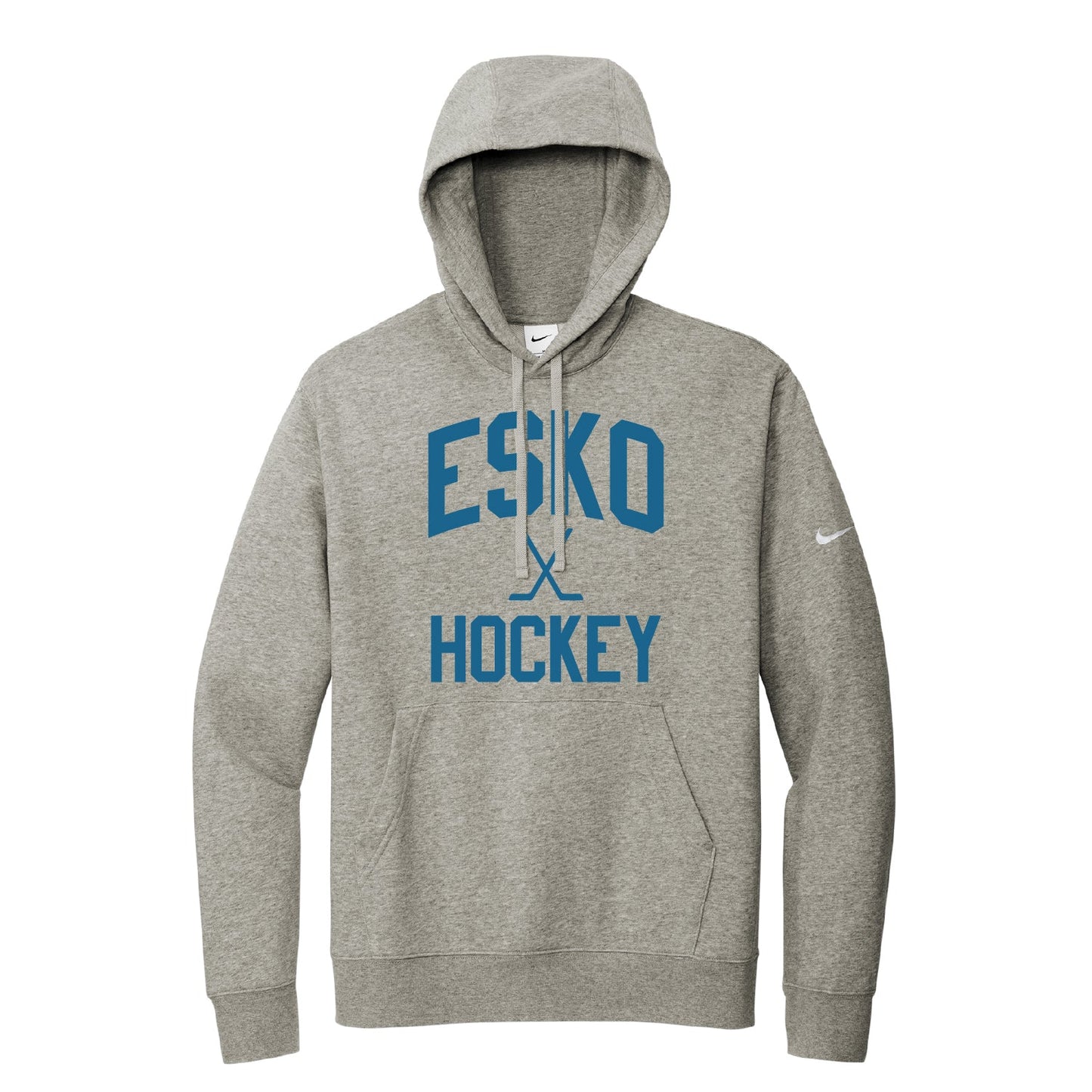 Esko Hockey Nike Club Fleece Sleeve Swoosh Pullover Hoodie