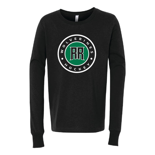 Rock Ridge Wolverines Youth Jersey Long Sleeve Tee - DSP On Demand